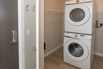 In home full size washer and dryer